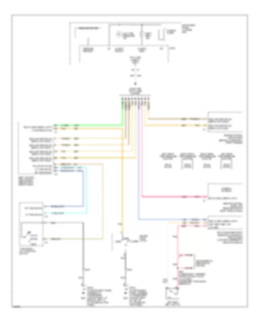 Warning Systems Wiring Diagram for Cadillac XDiscovery 2005