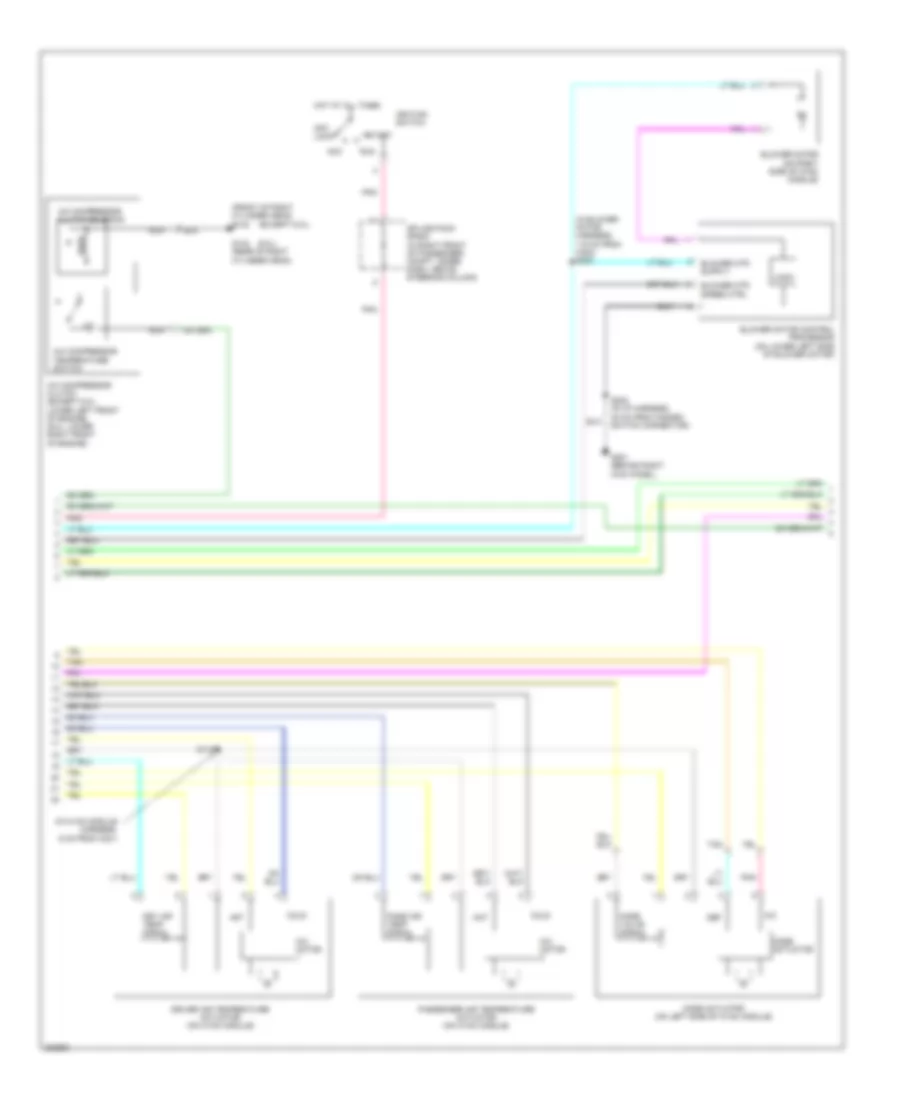 Automatic AC Wiring Diagram (2 of 3) for Cadillac CTS 2006