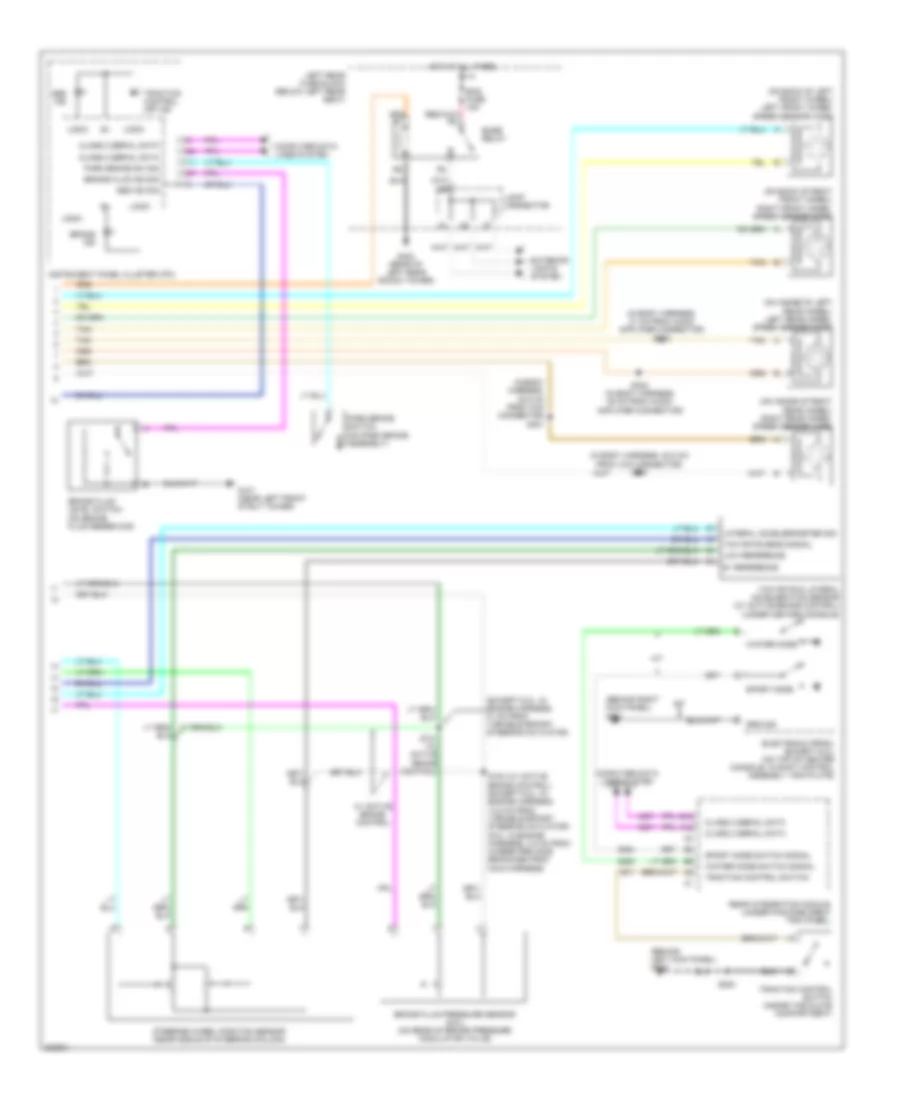 Anti-lock Brakes Wiring Diagram (2 of 2) for Cadillac CTS 2006