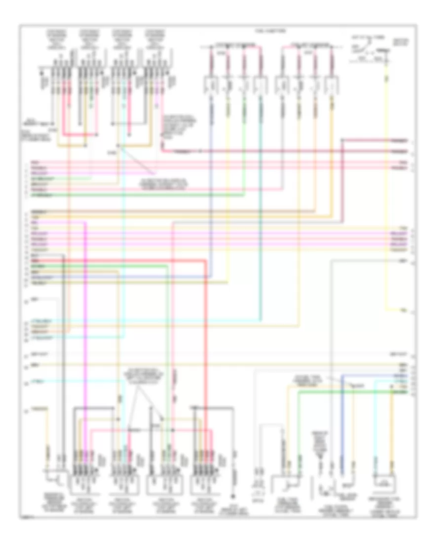 6.0L VIN U, Engine Performance Wiring Diagram (2 of 5) for Cadillac CTS 2006