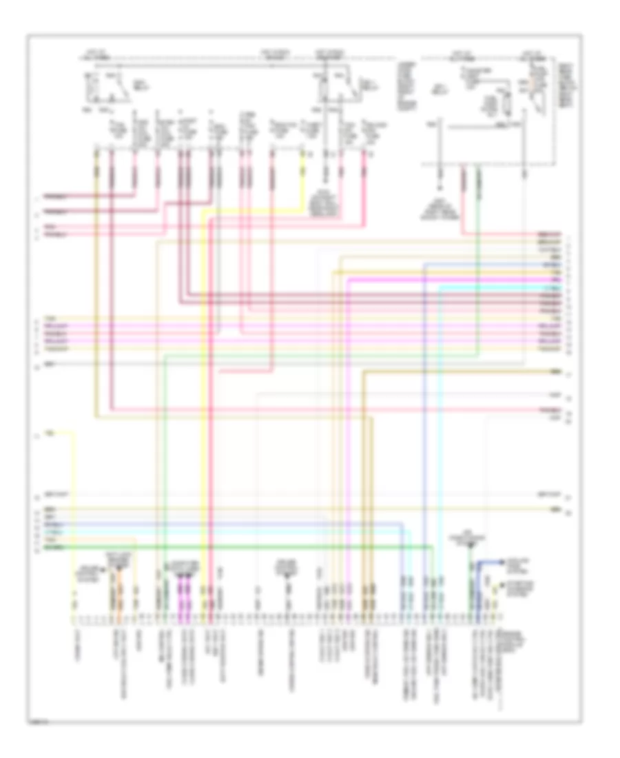 6.0L VIN U, Engine Performance Wiring Diagram (3 of 5) for Cadillac CTS 2006