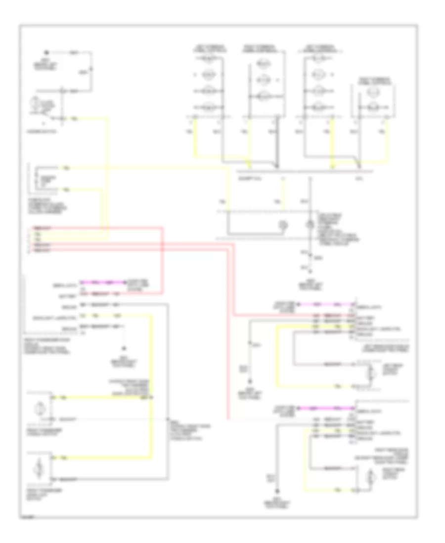 Instrument Illumination Wiring Diagram 2 of 2 for Cadillac CTS 2006