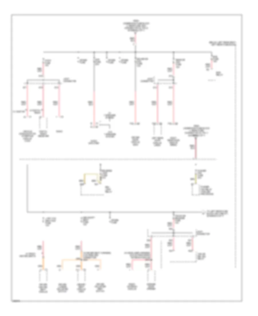 Power Distribution Wiring Diagram (5 of 7) for Cadillac CTS 2006