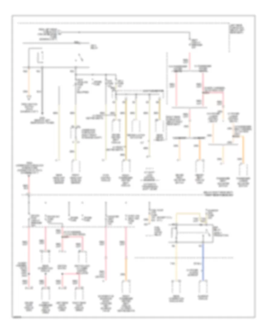 Power Distribution Wiring Diagram (6 of 7) for Cadillac CTS 2006
