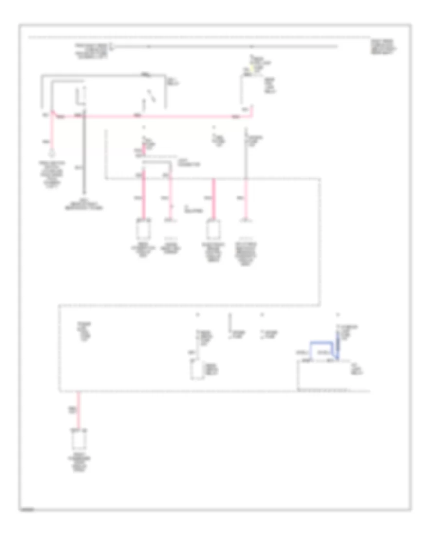 Power Distribution Wiring Diagram (7 of 7) for Cadillac CTS 2006