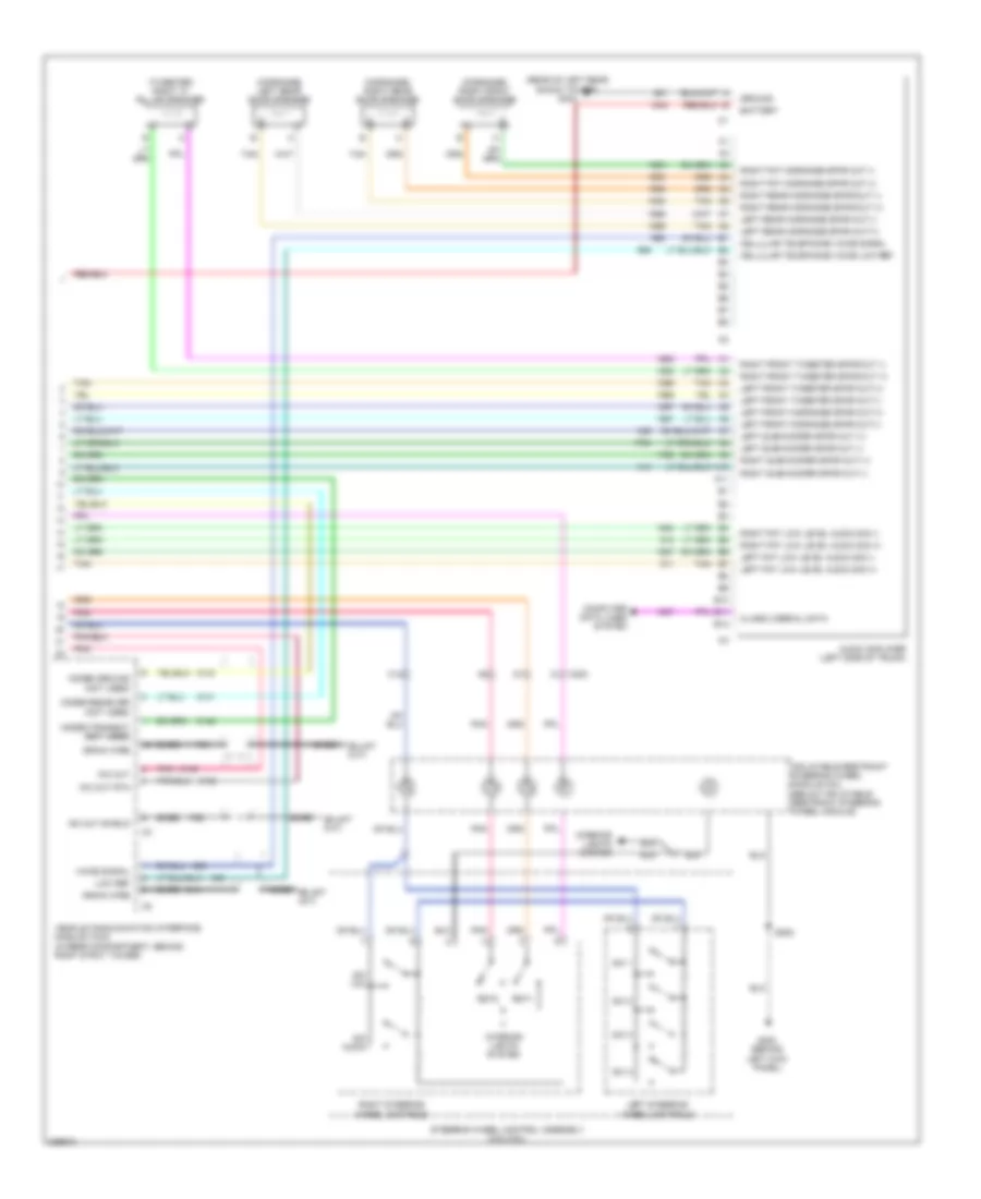 7-Speaker System Wiring Diagram, Base (2 of 2) for Cadillac CTS 2006