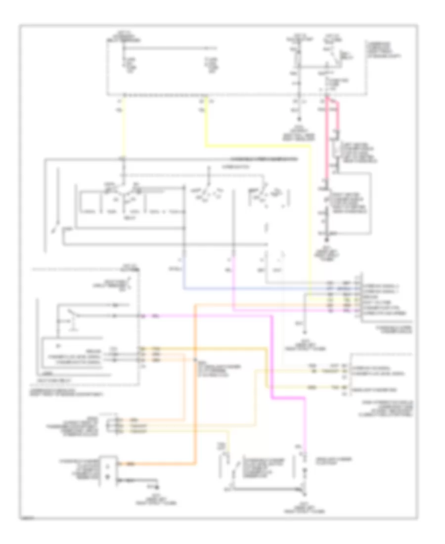 WiperWasher Wiring Diagram for Cadillac CTS 2006