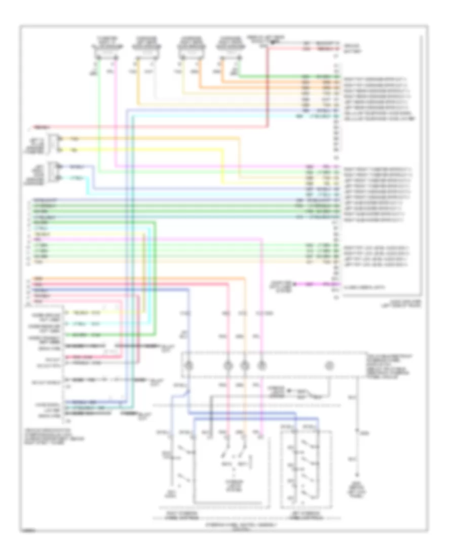 7-Speaker System Wiring Diagram, Luxury (2 of 2) for Cadillac CTS V 2006