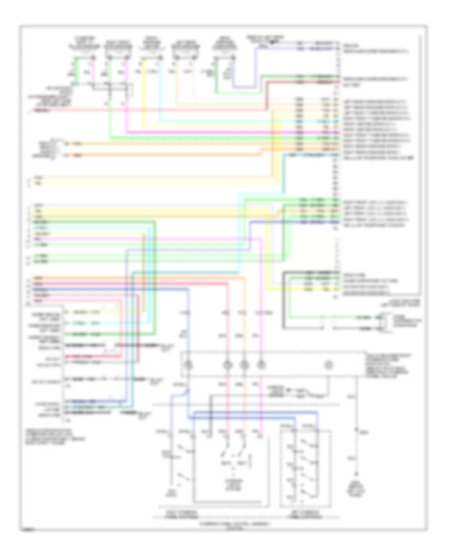 8-Speaker System Wiring Diagram, Luxury (2 of 2) for Cadillac CTS V 2006