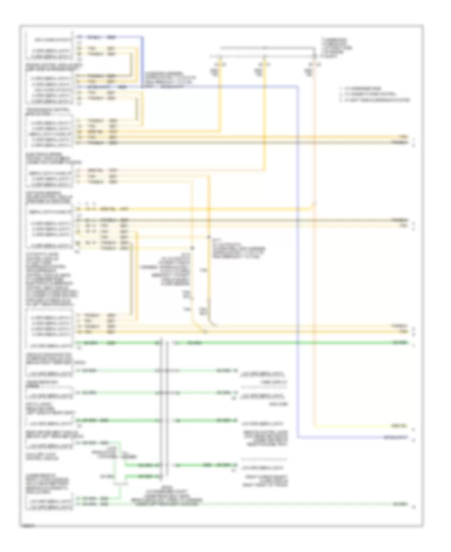 Computer Data Lines Wiring Diagram 1 of 2 for Cadillac DTS 2006