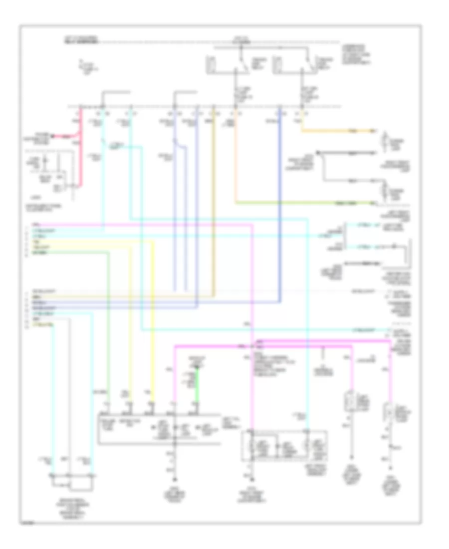 Exterior Lamps Wiring Diagram 2 of 2 for Cadillac DTS 2006