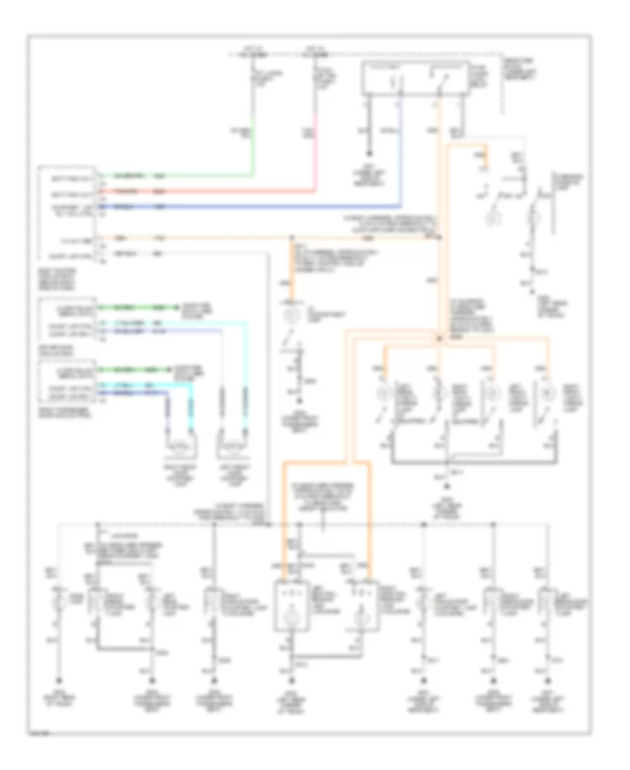 Courtesy Lamps Wiring Diagram Hearse  Limousine for Cadillac DTS 2006