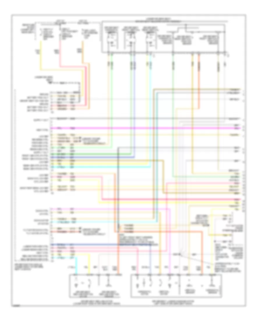 Memory Seat Wiring Diagram 1 of 5 for Cadillac DTS 2006