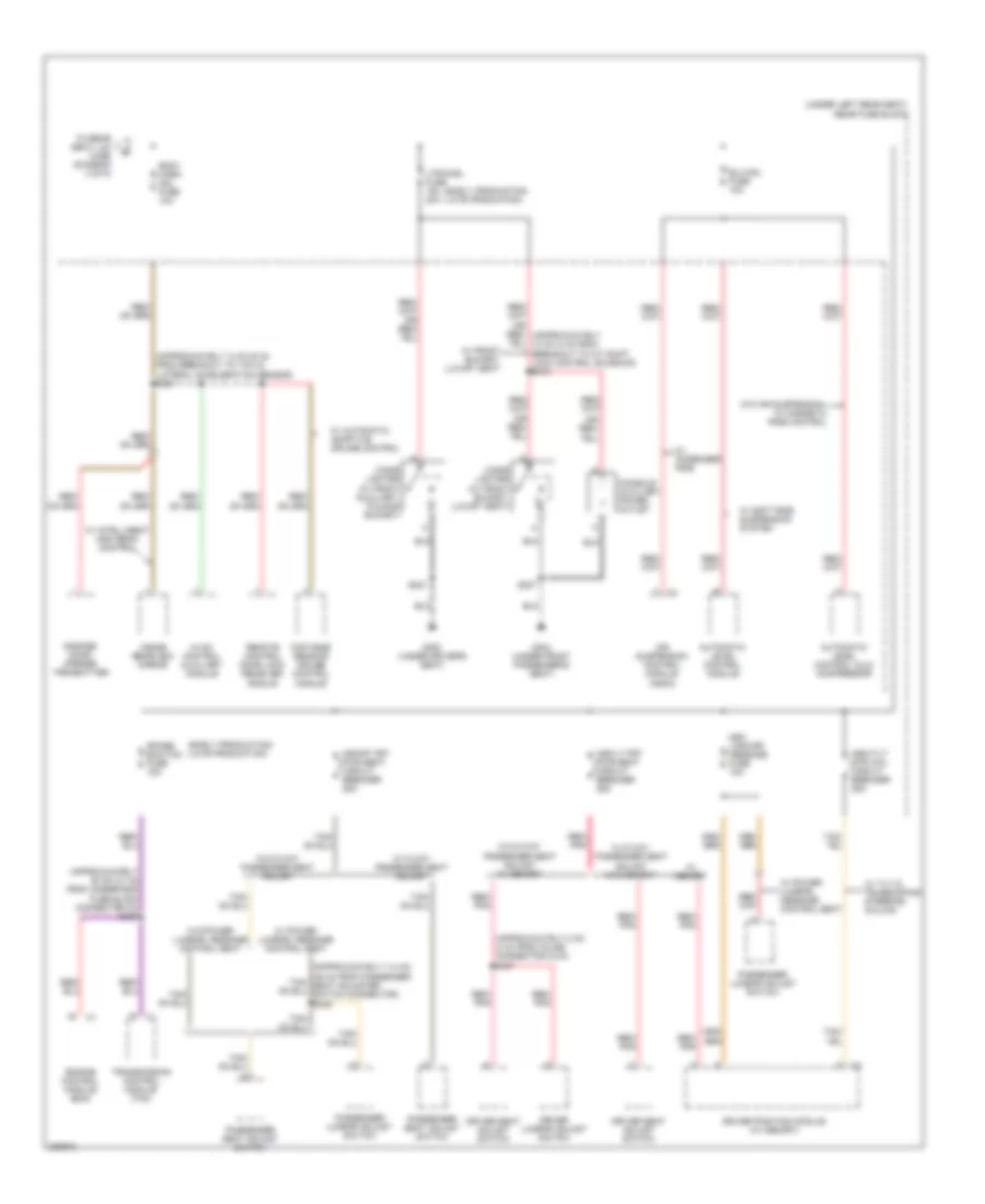 Power Distribution Wiring Diagram 5 of 5 for Cadillac DTS 2006
