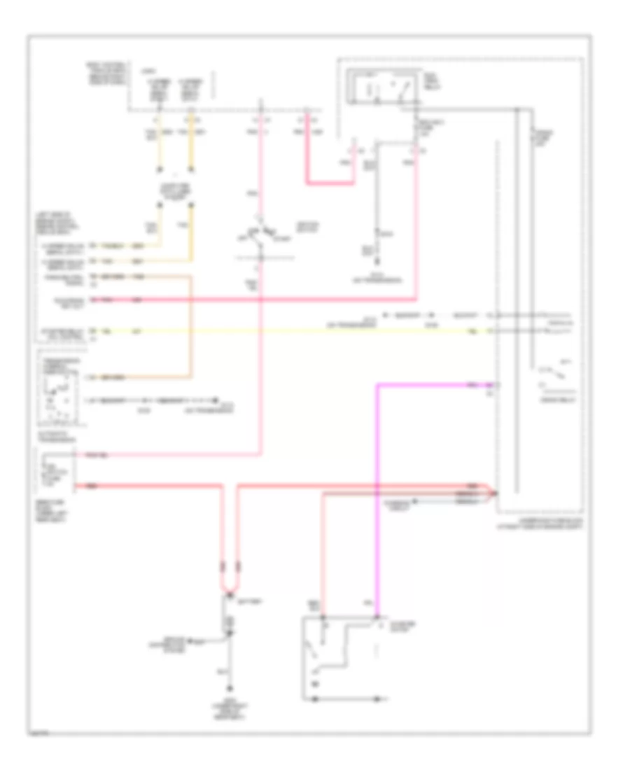 Starting Wiring Diagram for Cadillac DTS 2006