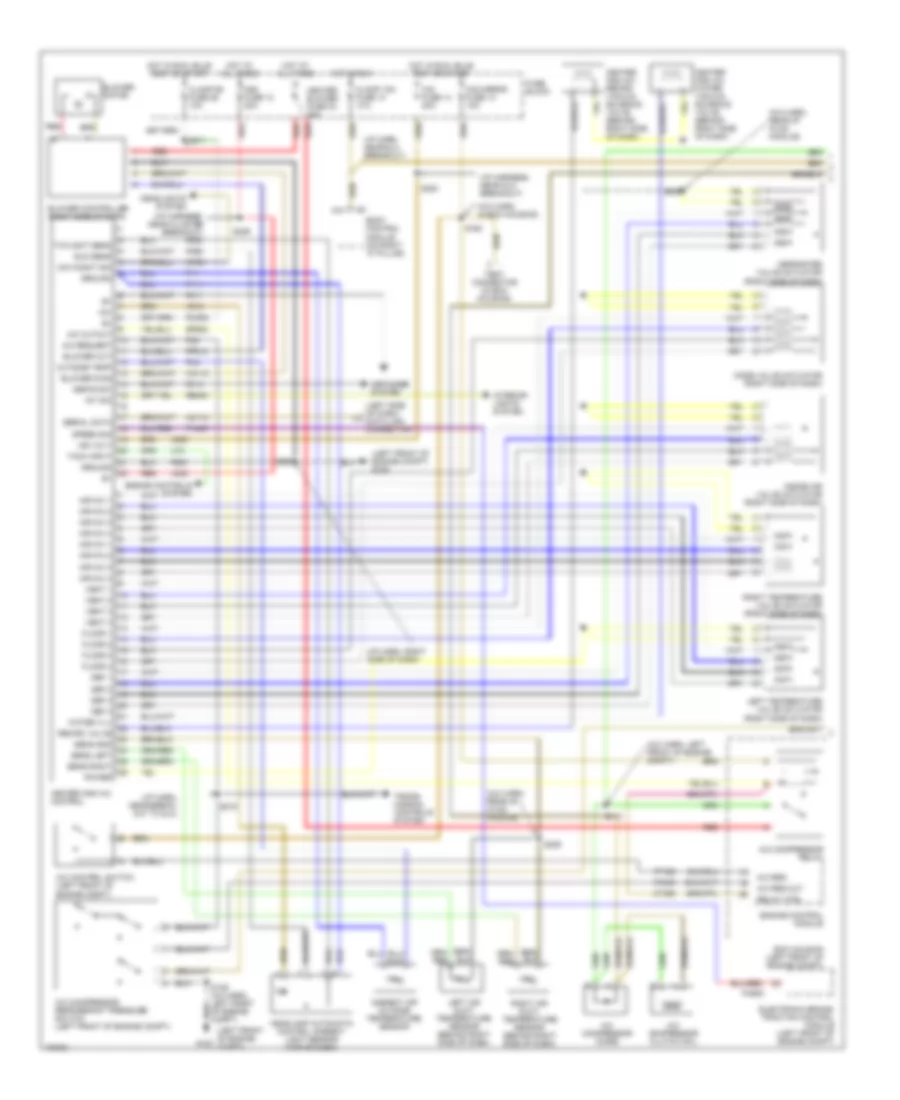 A C Wiring Diagram 1 of 2 for Cadillac Catera 1998