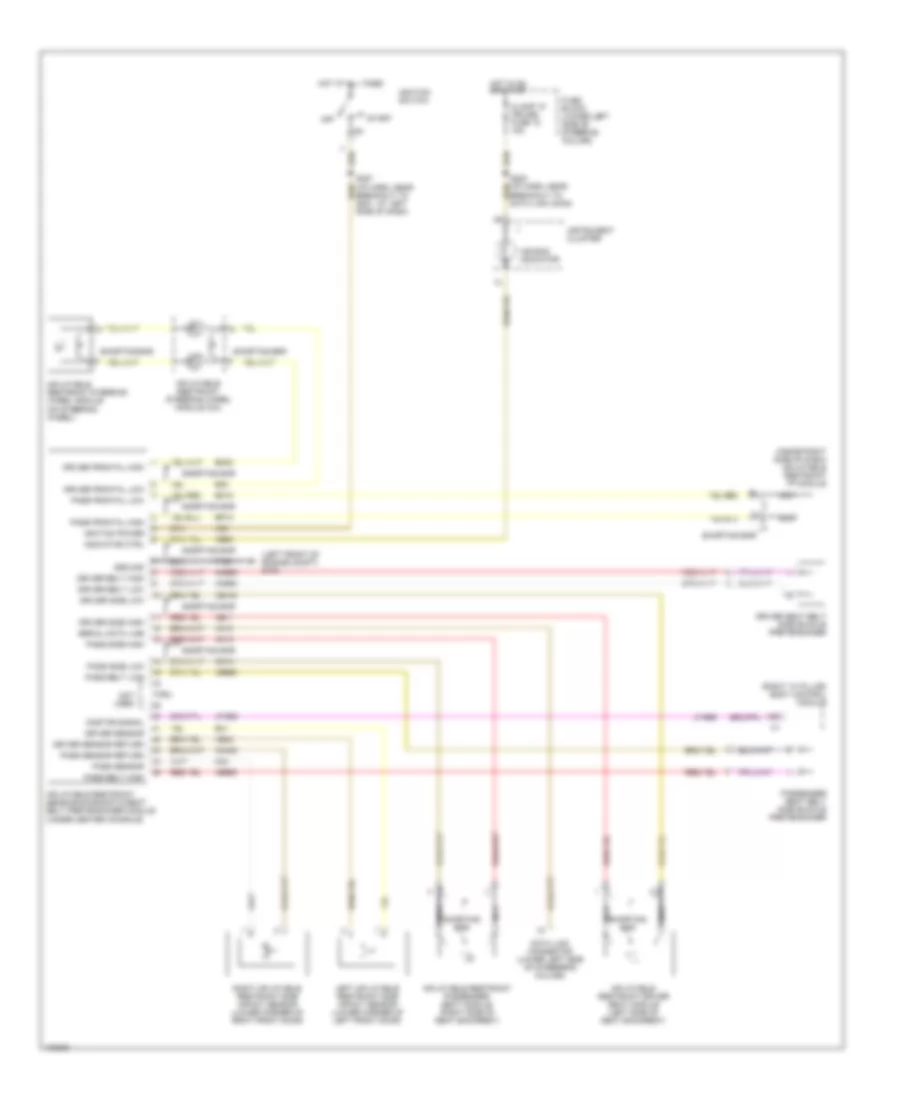 Supplemental Restraint Wiring Diagram for Cadillac Catera 1998