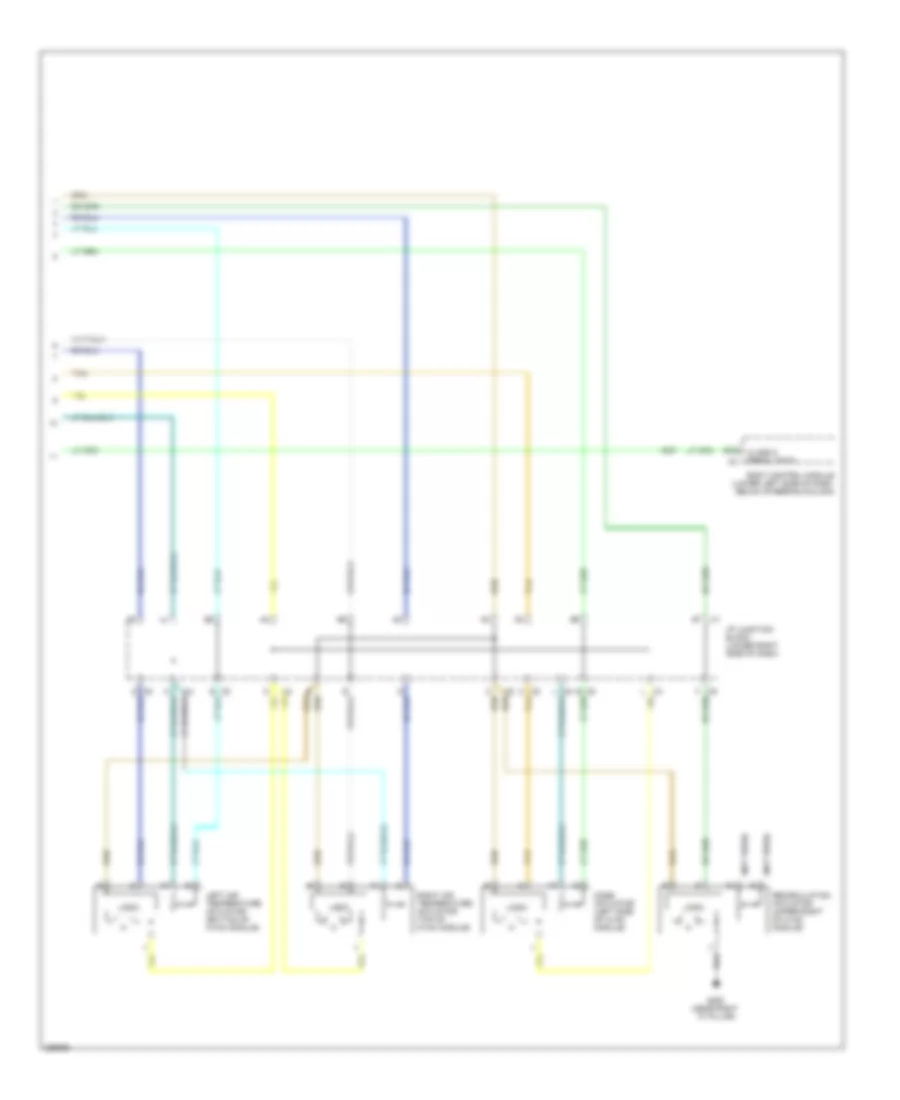 Manual AC Wiring Diagram, Front AC (2 of 3) for Cadillac Escalade 2006