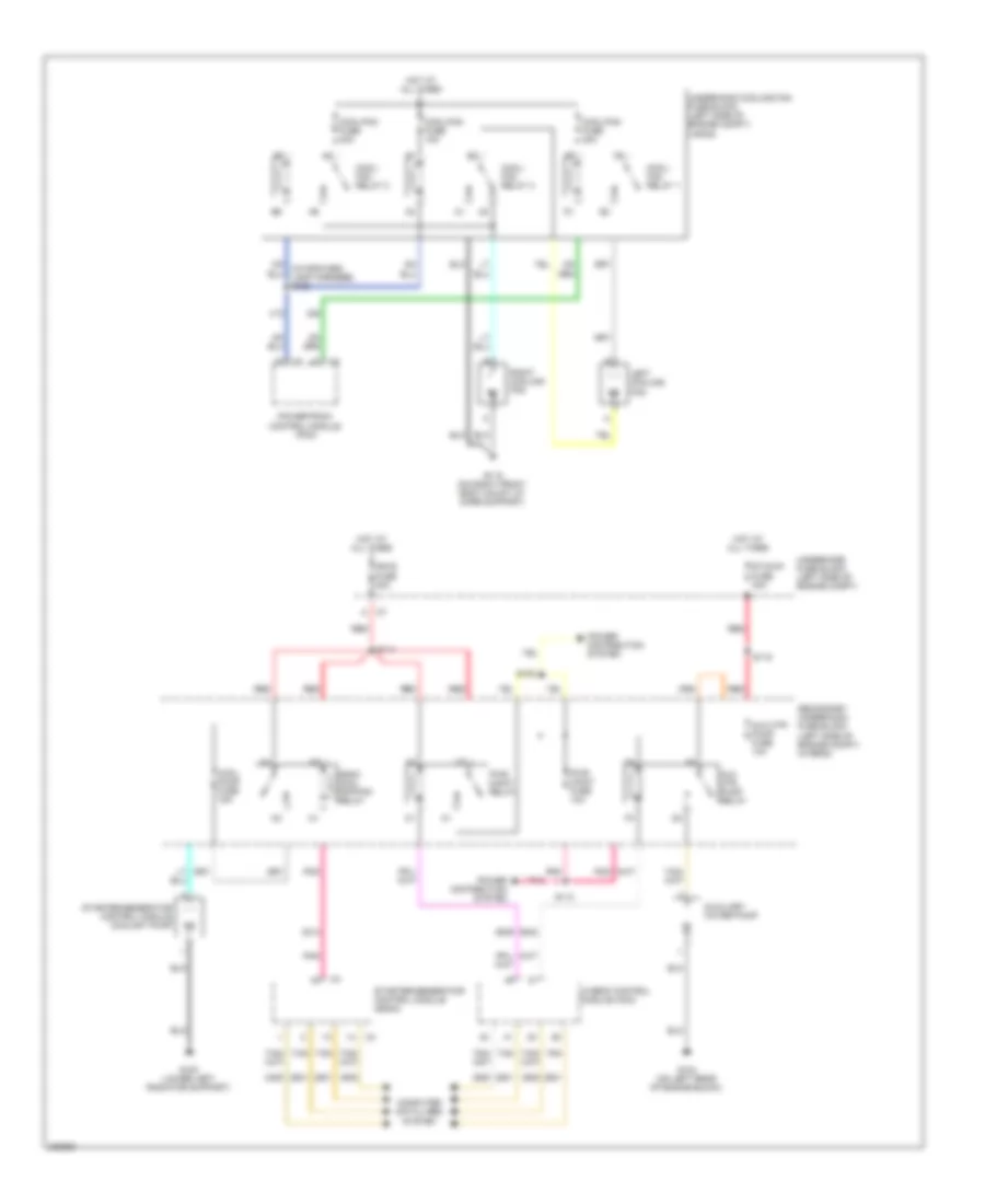 Manual AC Wiring Diagram, Front AC (3 of 3) for Cadillac Escalade 2006