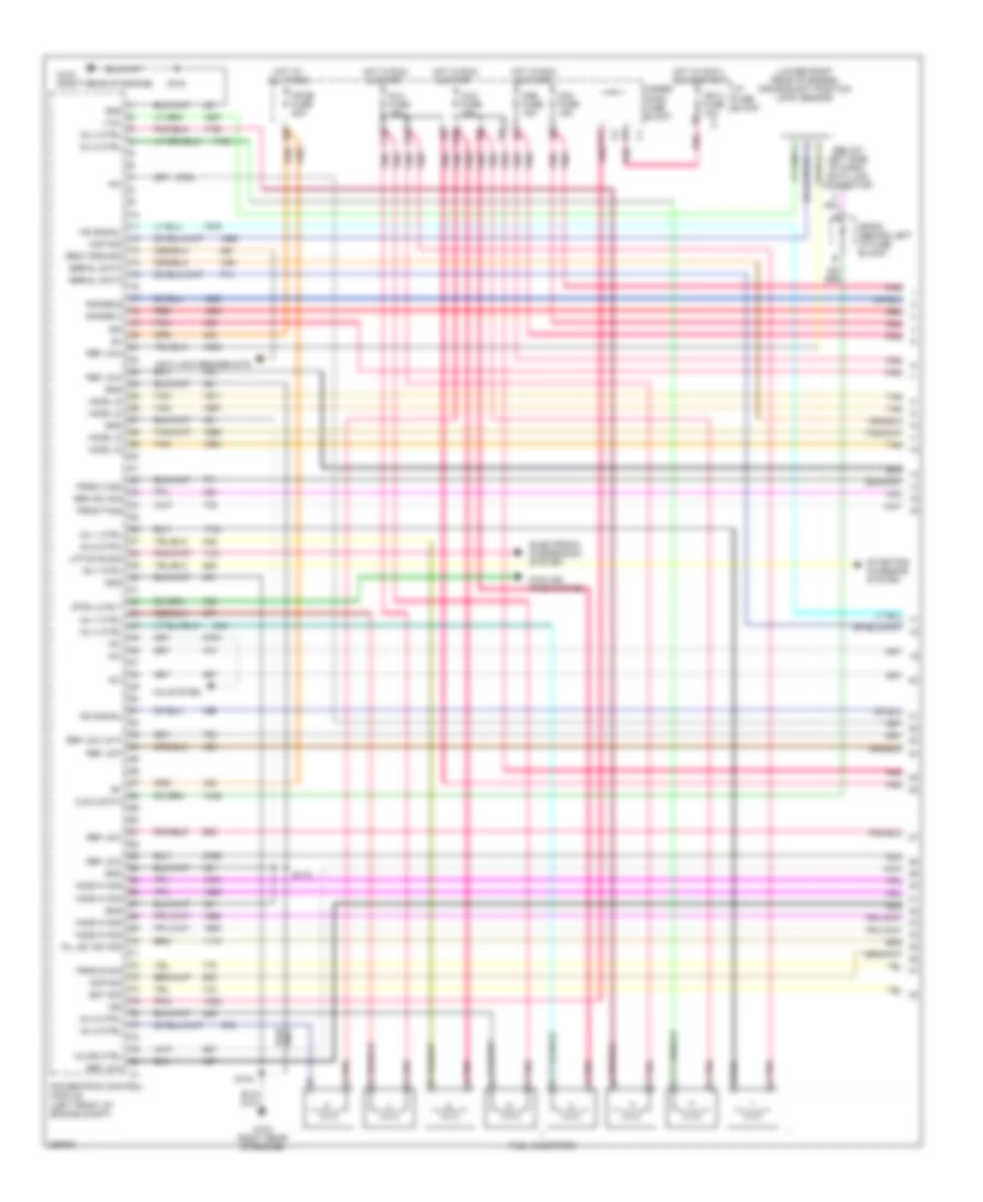 6 0L VIN N Engine Performance Wiring Diagram 1 of 5 for Cadillac Escalade 2006