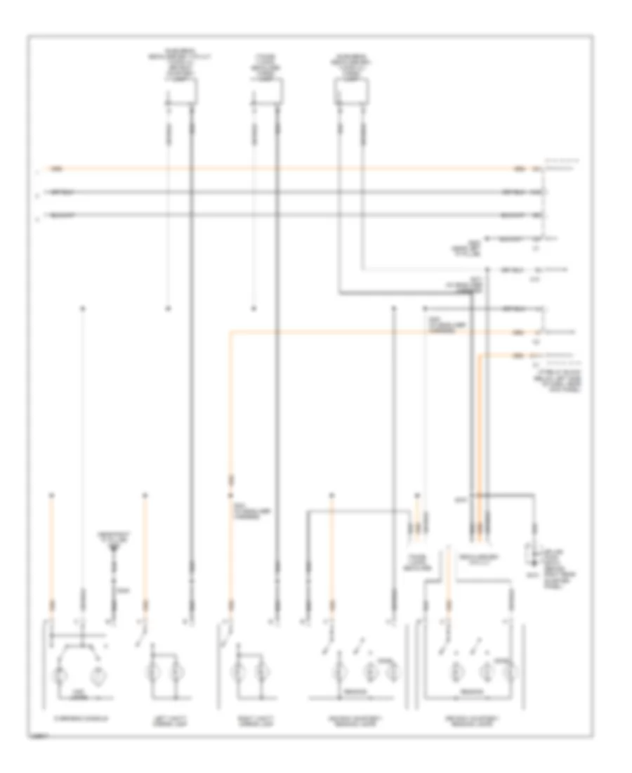 Courtesy Lamps Wiring Diagram 2 of 2 for Cadillac Escalade 2006