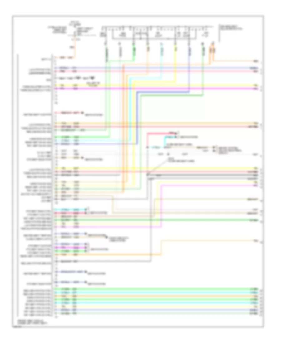 Memory Seat Wiring Diagram (1 of 2) for Cadillac Escalade 2006