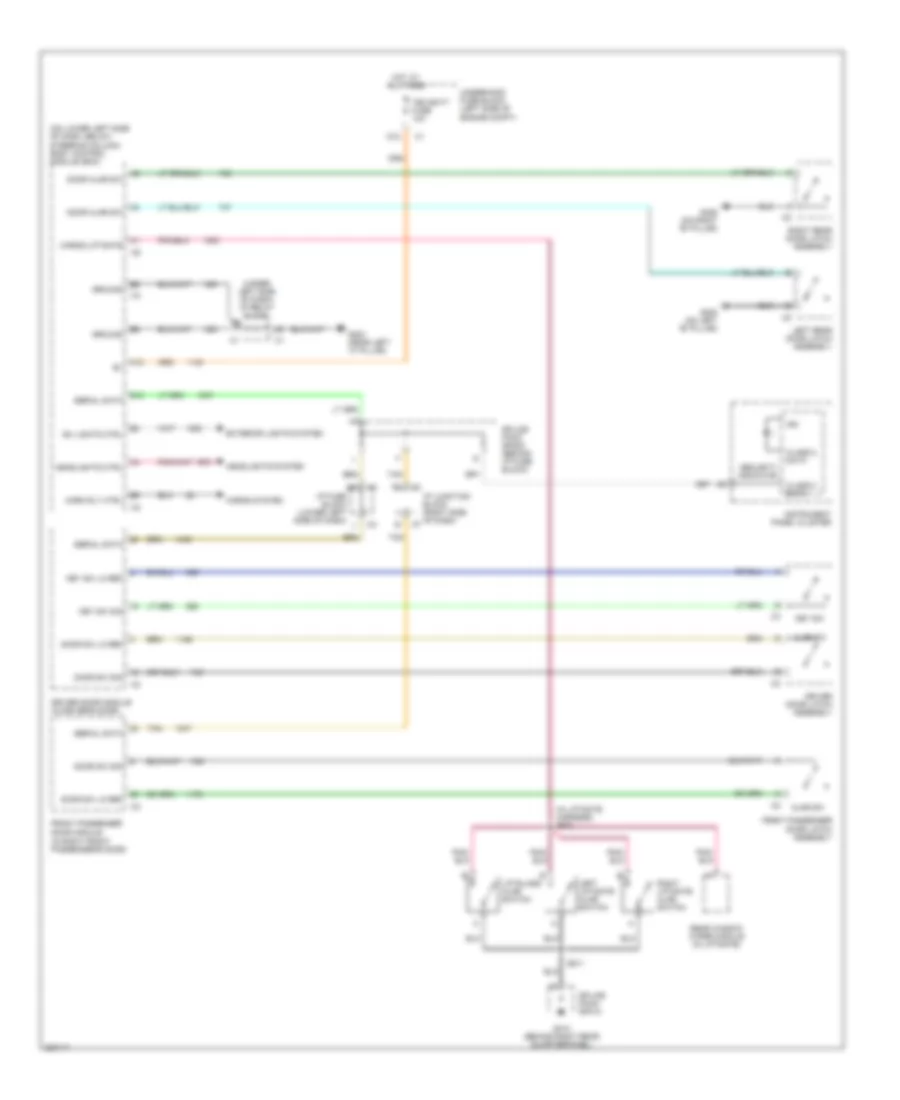 Forced Entry Wiring Diagram for Cadillac Escalade EXT 2006