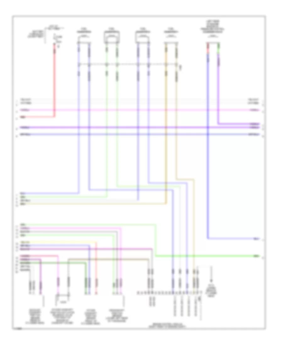 2.0L VIN X, Engine Performance Wiring Diagram (5 of 7) for Cadillac ATS Performance 2014