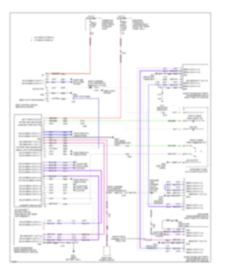 Collision Avoidance Wiring Diagram for Cadillac ATS Performance 2014