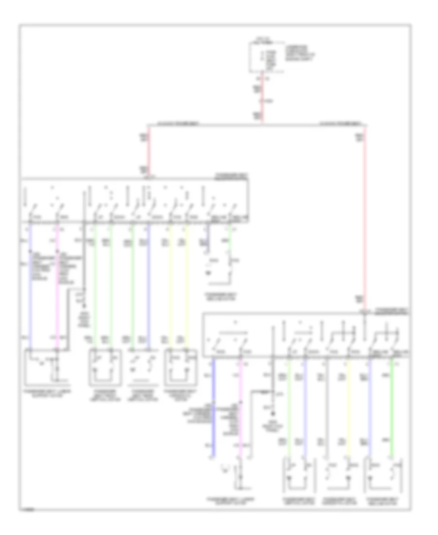 Passenger Power Seat Wiring Diagram for Cadillac ATS Performance 2014