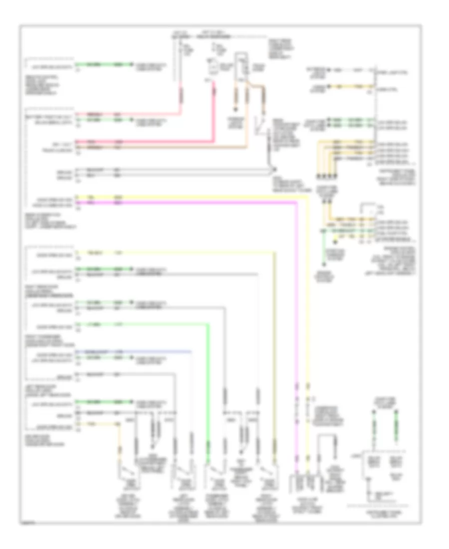 Anti theft Wiring Diagram for Cadillac STS 2006