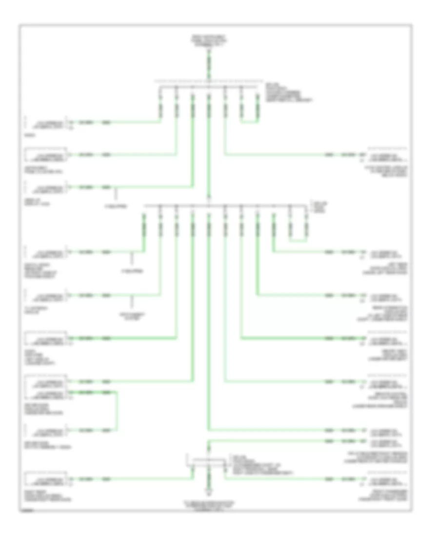 Computer Data Lines Wiring Diagram 2 of 2 for Cadillac STS 2006
