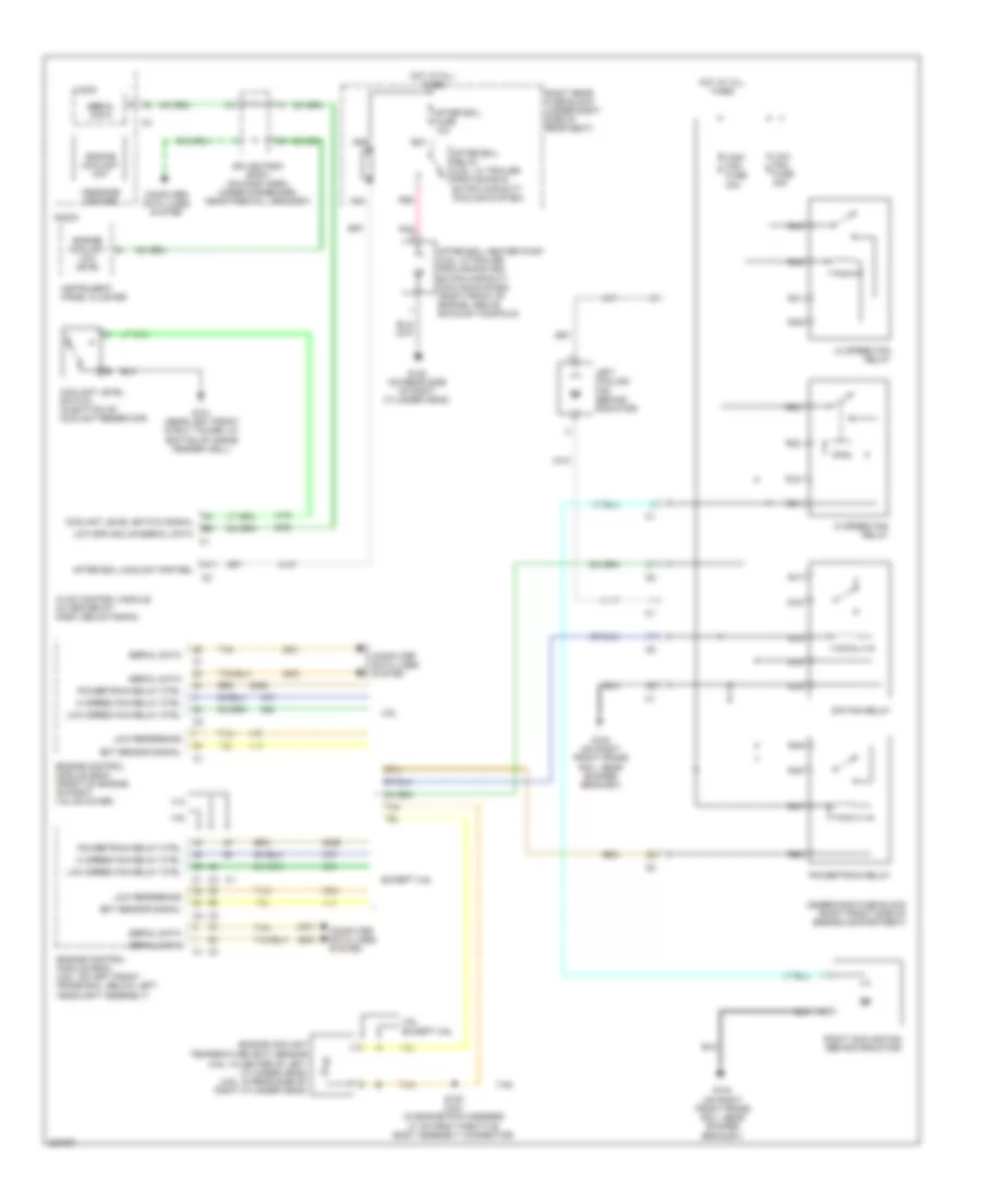 Cooling Fan Wiring Diagram for Cadillac STS 2006