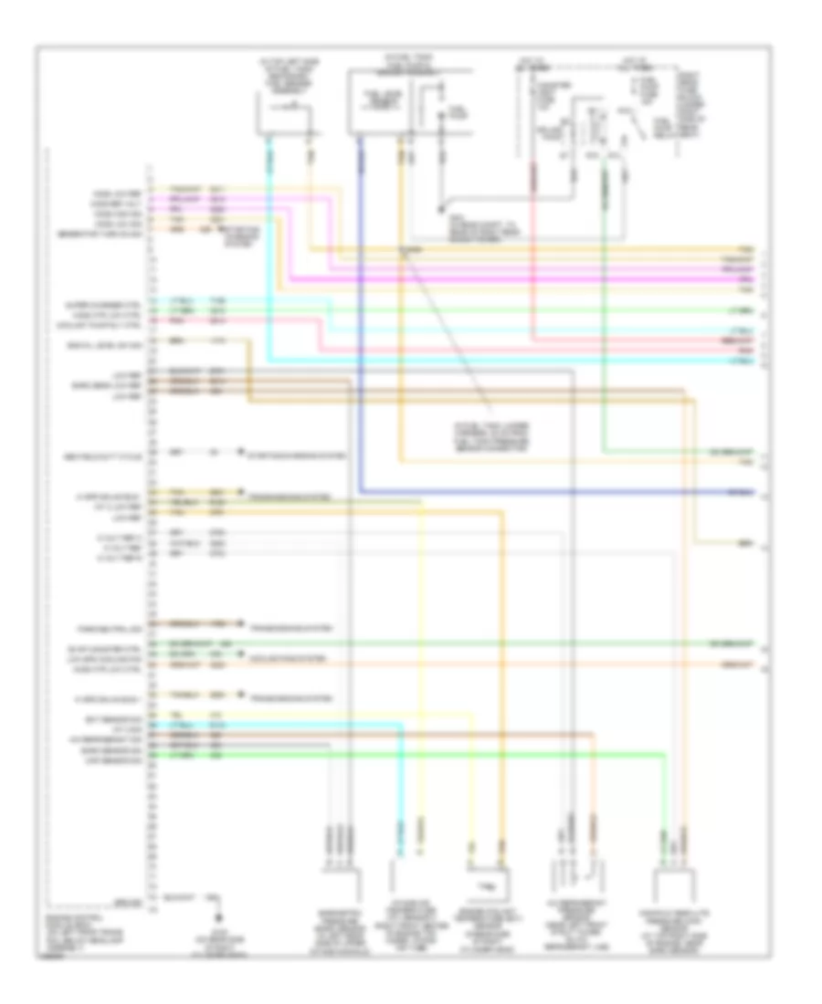 4.4L VIN D, Engine Performance Wiring Diagram (1 of 5) for Cadillac STS 2006