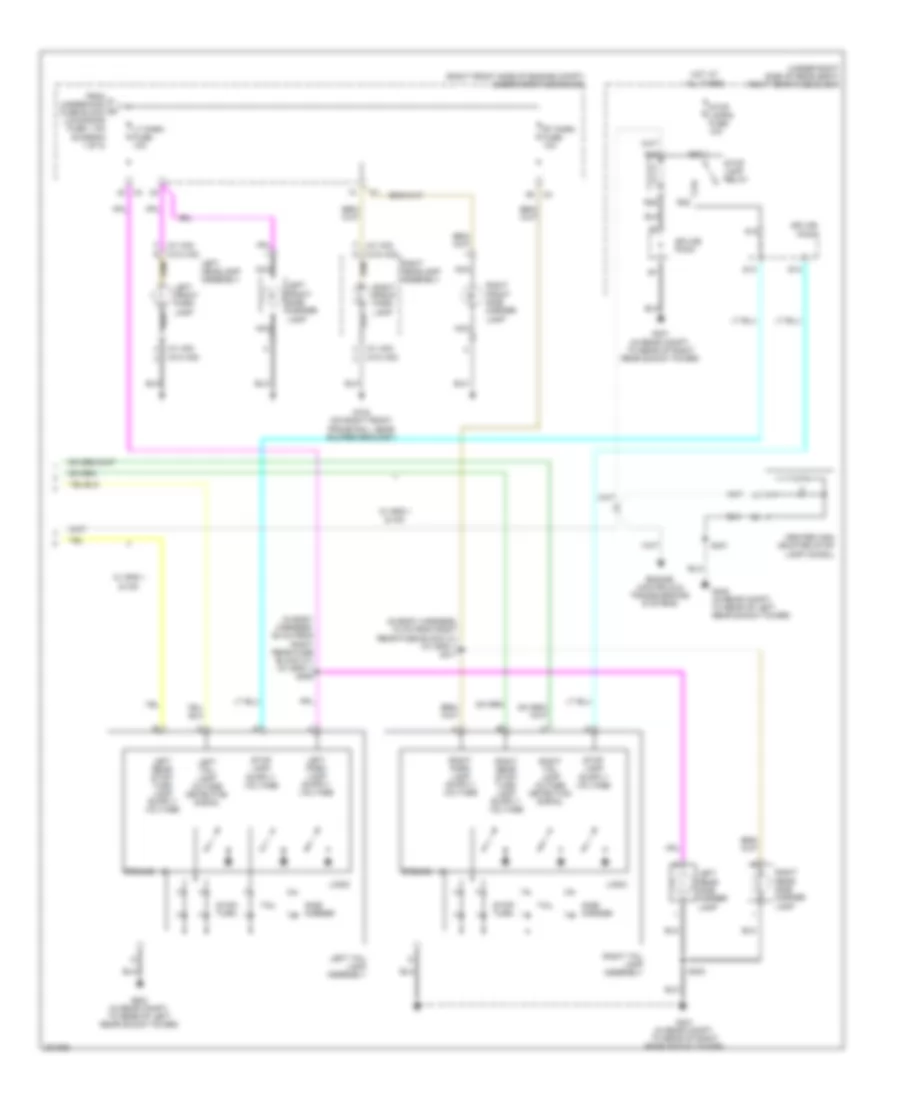 Exterior Lamps Wiring Diagram (2 of 2) for Cadillac STS 2006