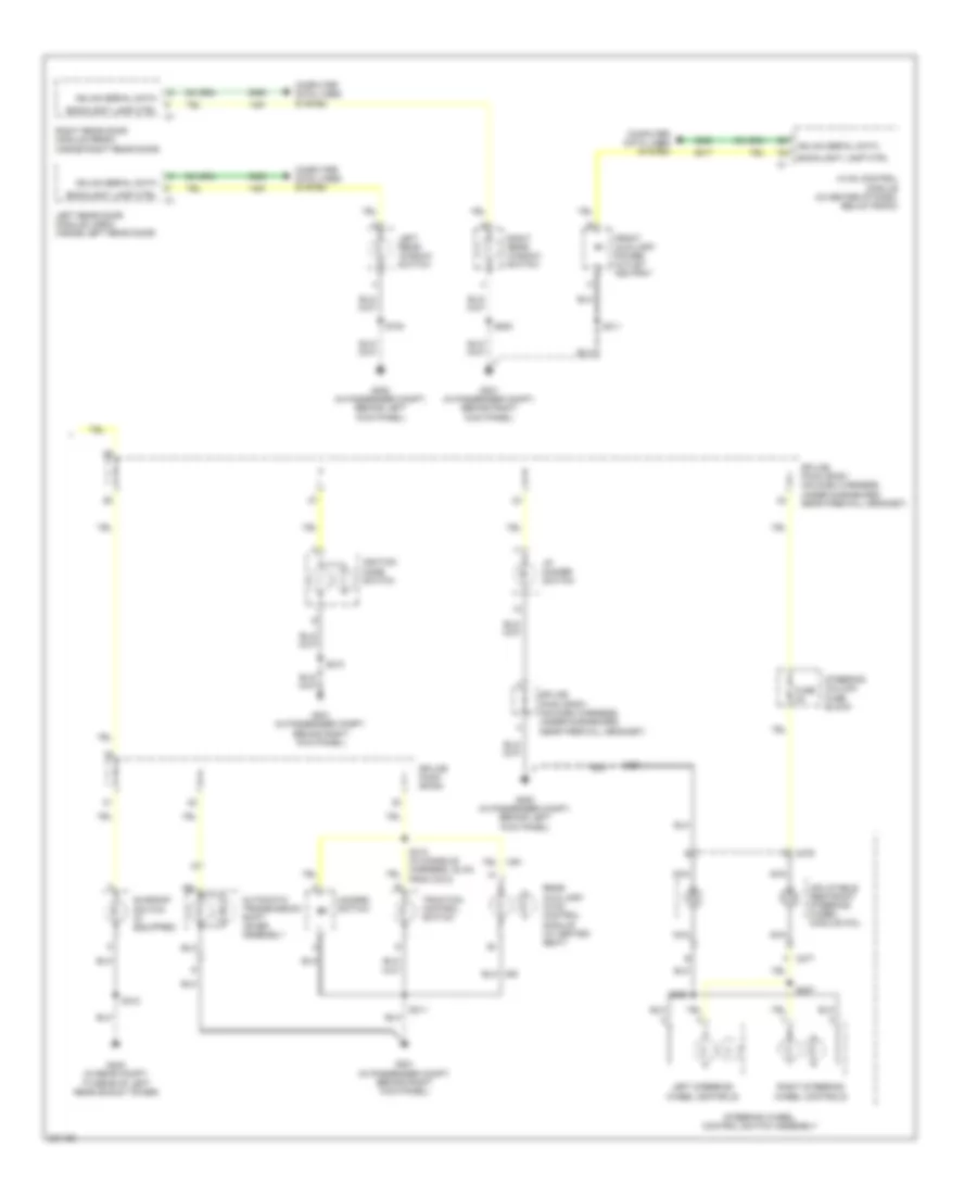 Instrument Illumination Wiring Diagram 2 of 2 for Cadillac STS 2006