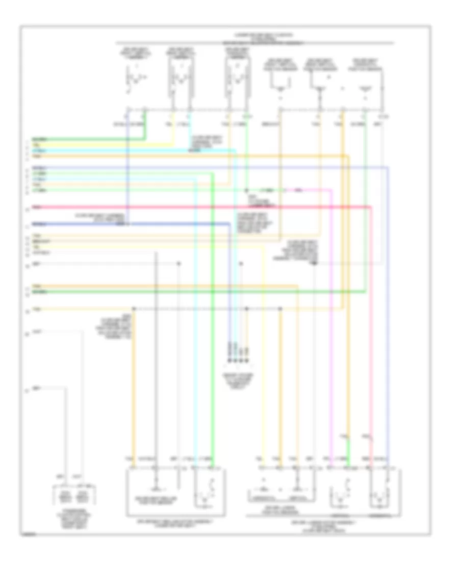 Memory Seat Wiring Diagram 2 of 2 for Cadillac STS 2006