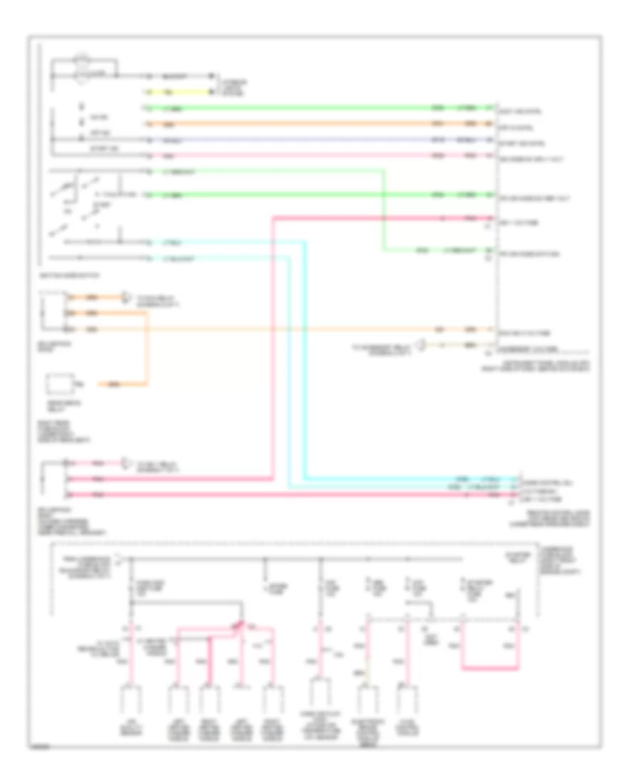 Power Distribution Wiring Diagram (4 of 7) for Cadillac STS 2006