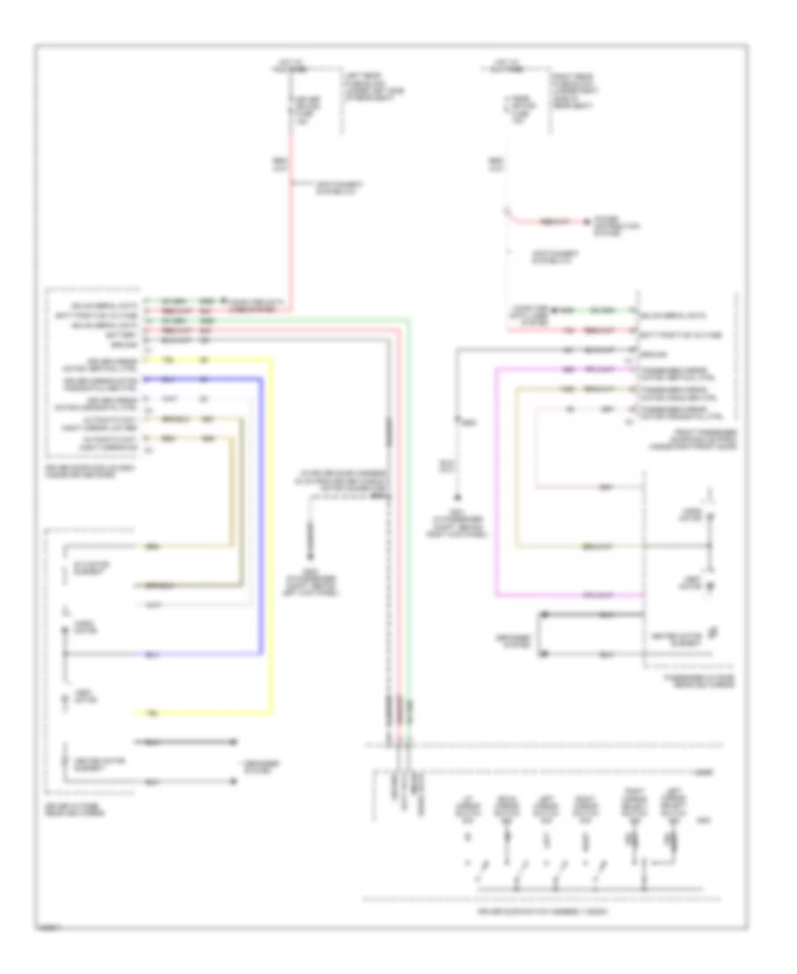 Power Mirrors Wiring Diagram for Cadillac STS 2006