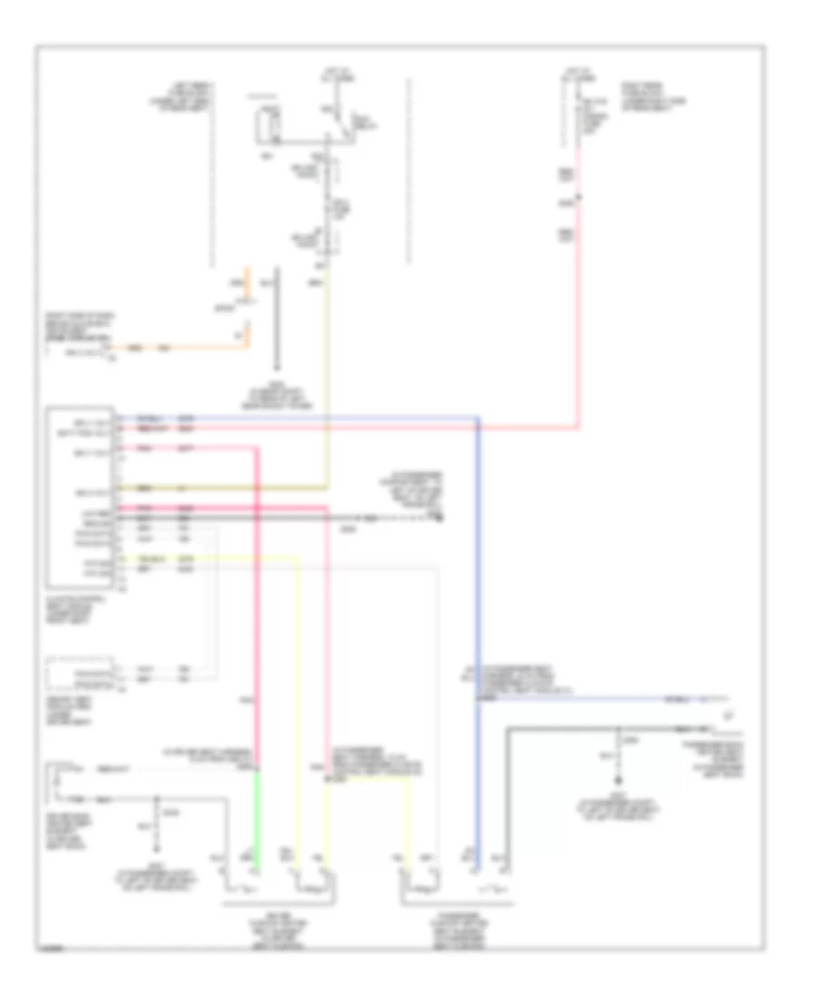 Front Seat Heater Wiring Diagram for Cadillac STS 2006