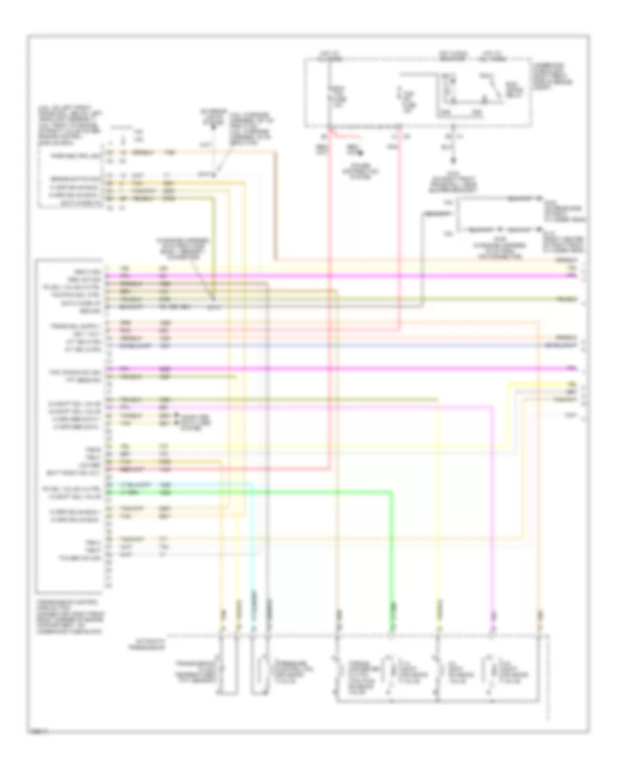 4 6L VIN A A T Wiring Diagram 1 of 2 for Cadillac STS 2006