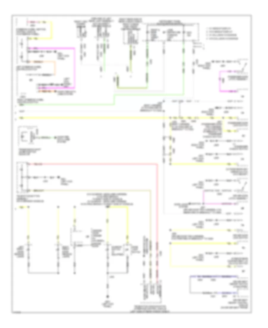 Instrument Illumination Wiring Diagram 2 of 2 for Cadillac ATS Premium 2014