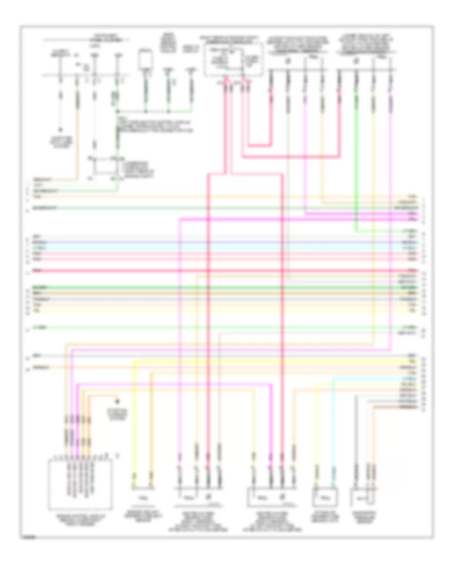 4 4L VIN D Engine Performance Wiring Diagram 2 of 5 for Cadillac XDiscovery 2006