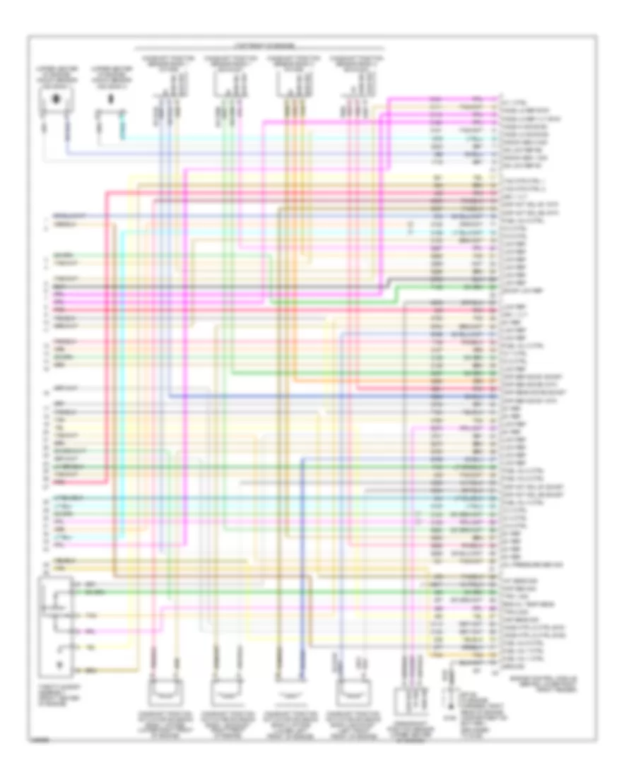 4 4L VIN D Engine Performance Wiring Diagram 5 of 5 for Cadillac XDiscovery 2006