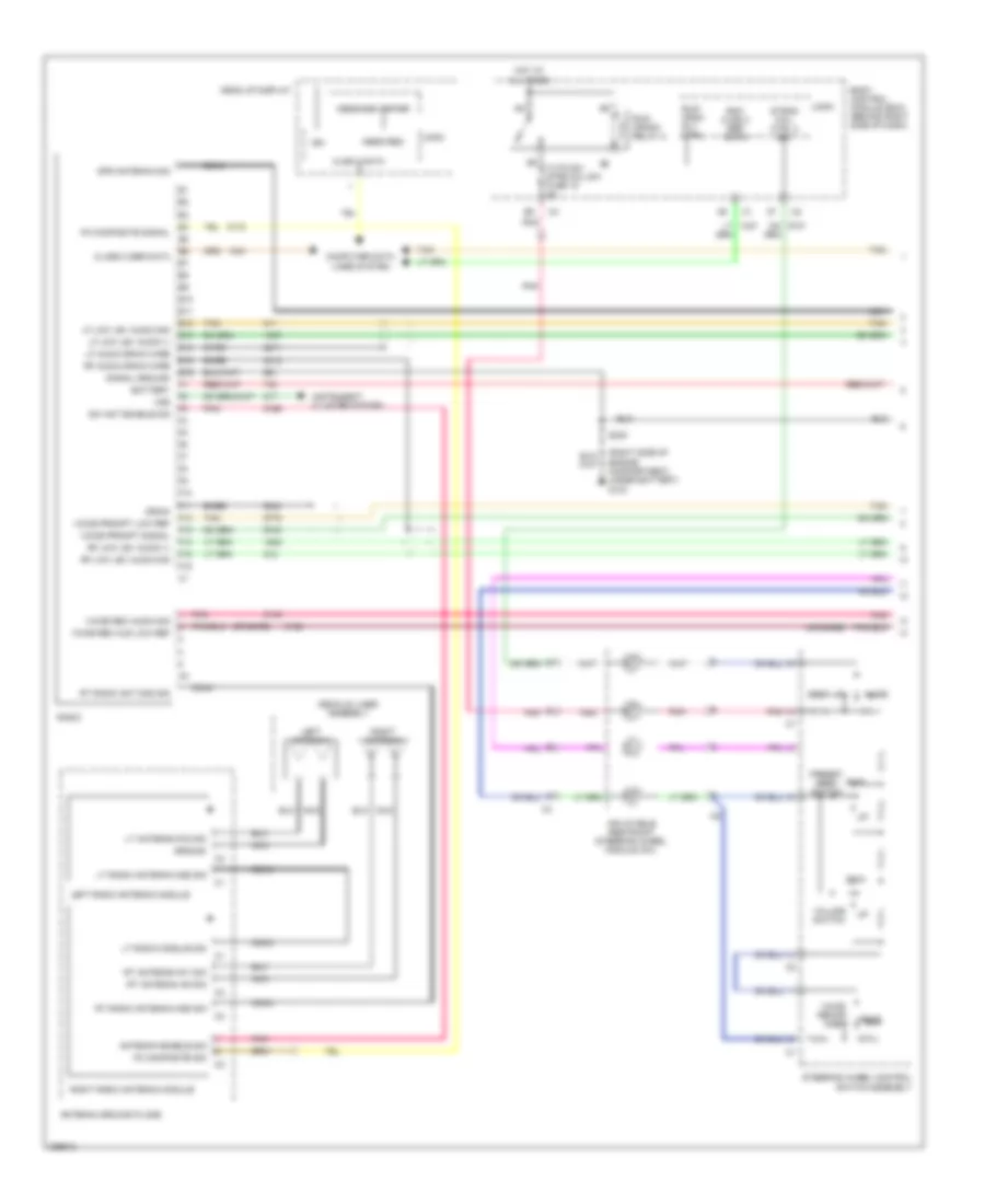 Radio Wiring Diagram 1 of 3 for Cadillac XDiscovery 2006