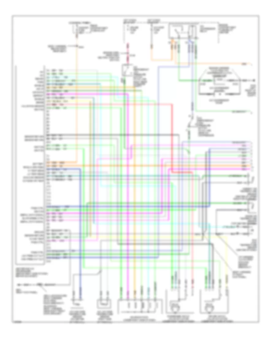 AC Wiring Diagram (1 of 2) for Cadillac Eldorado Touring 1998