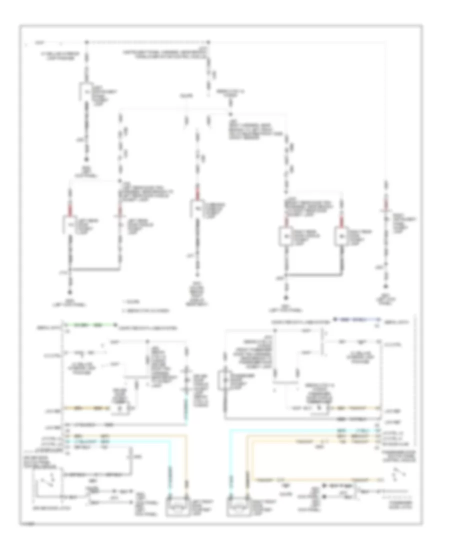 Courtesy Lamps Wiring Diagram, Coupe (2 of 2) for Cadillac CTS 2014