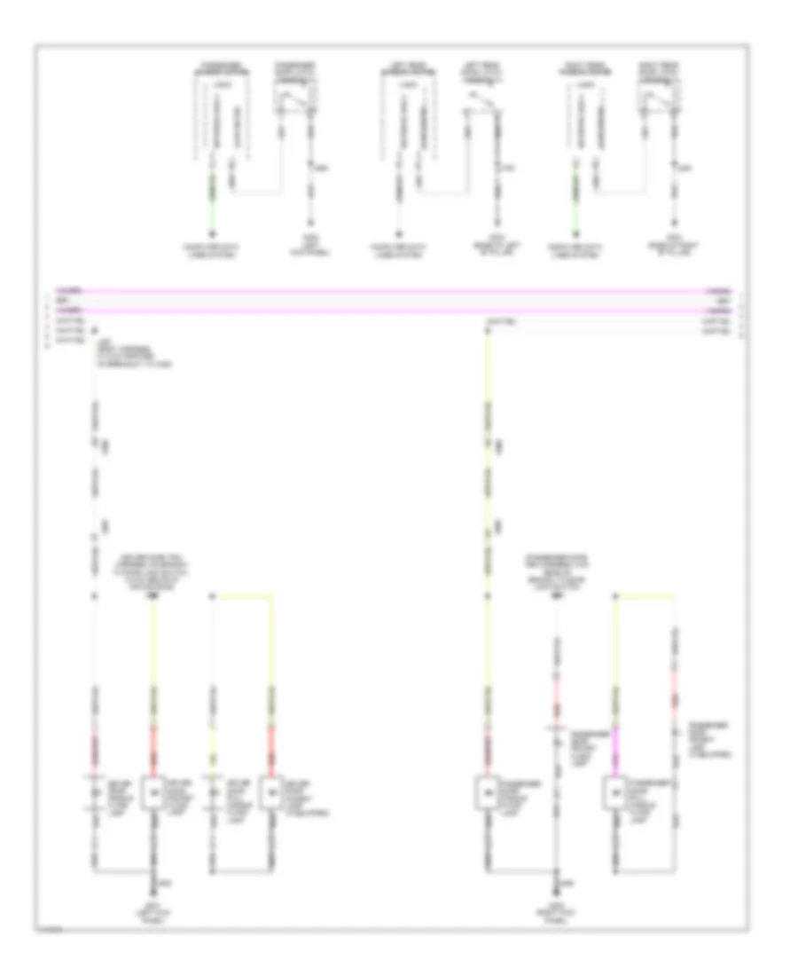 Courtesy Lamps Wiring Diagram Sedan Except CTS V 4 of 6 for Cadillac CTS 2014