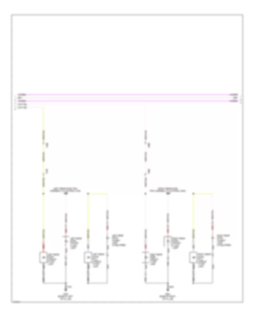 Courtesy Lamps Wiring Diagram, Sedan Except CTS-V (5 of 6) for Cadillac CTS 2014