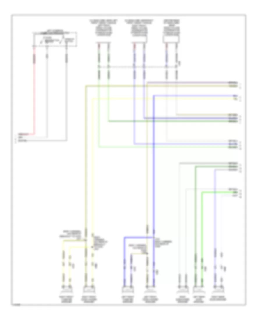 Navigation Wiring Diagram, Except Sedan CTS-V (4 of 5) for Cadillac CTS 2014